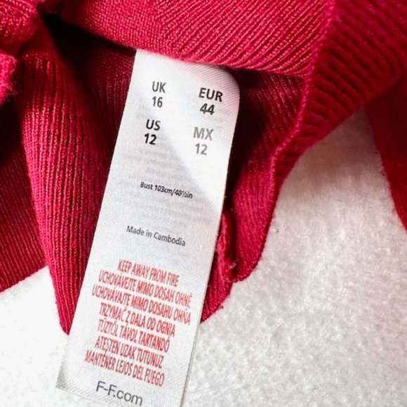 Bright Red F&F Cardigan - Picture 9 of 11